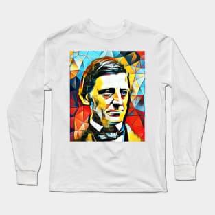 Ralph Waldo Emerson Portrait | Ralph Waldo Emerson Artwork 15 Long Sleeve T-Shirt